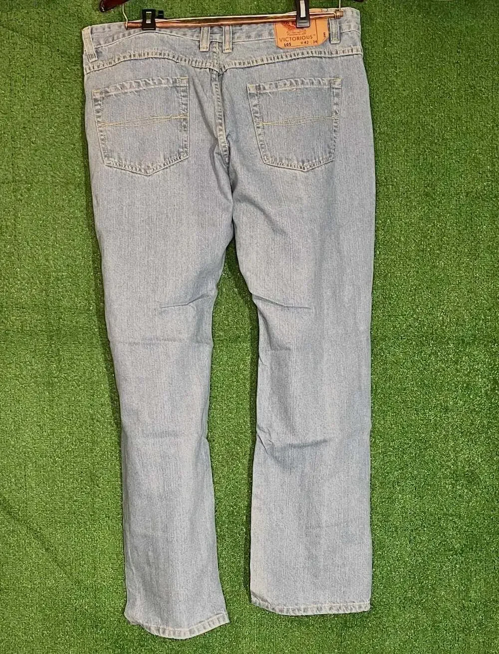 Victorious 105 Light Wash Denim Jeans Size W42 L34